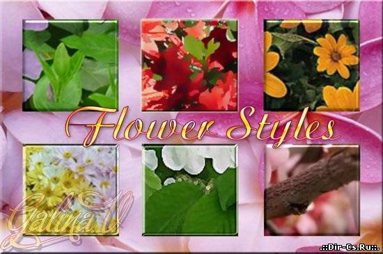 Flower Styles for Photoshop / Цветочные стили для Photoshop
