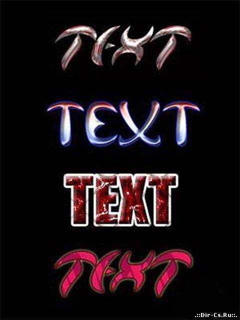 Collection new styles for photoshop
