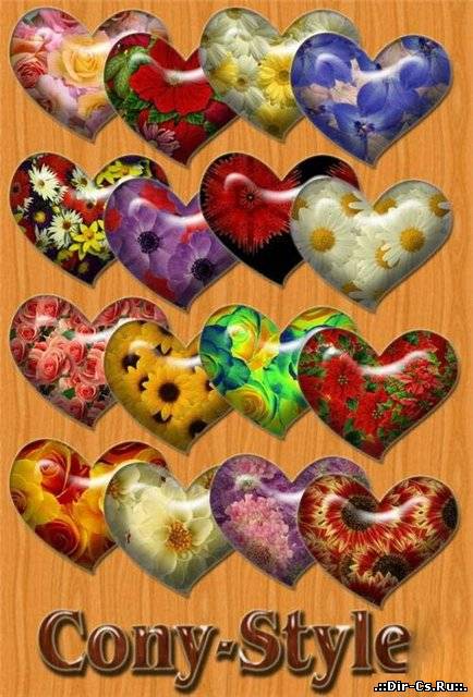 A set of 75 very beautiful styles for Photoshop