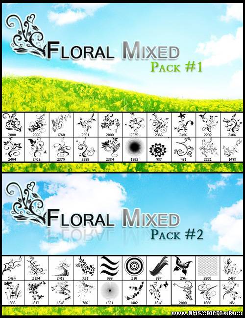 Floral Mix Brushes