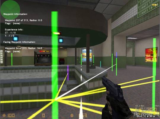 Waypoints для PodBot 2.5