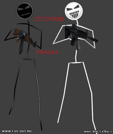модель админа CSS STICKMEN