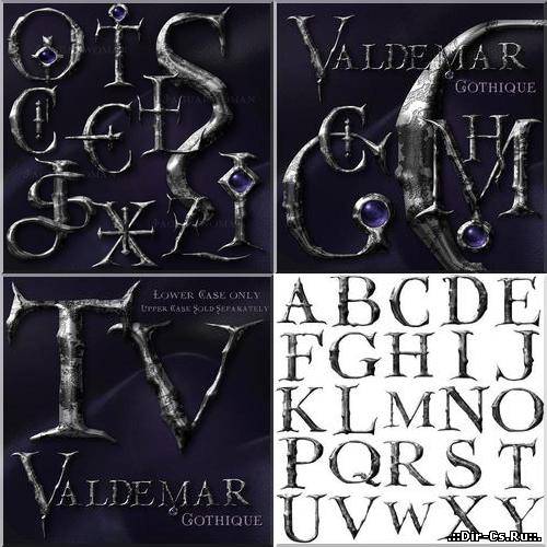 Скачать Gothique Decorative Alphabet