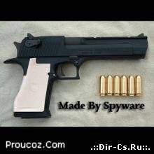111 Blk Deagle With White Grip