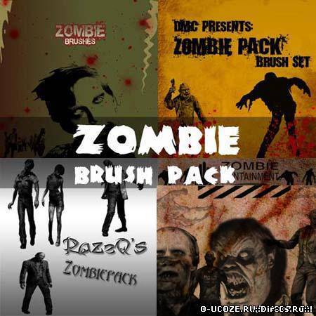 Скачать бесплатно Zombie Photoshop Brushes