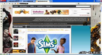 Шаблон сайта QeeK.ru под Ucoz от Choco*Pie