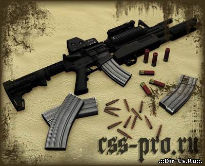 Модель М4А1 (M4 Masterkey) для CS:S