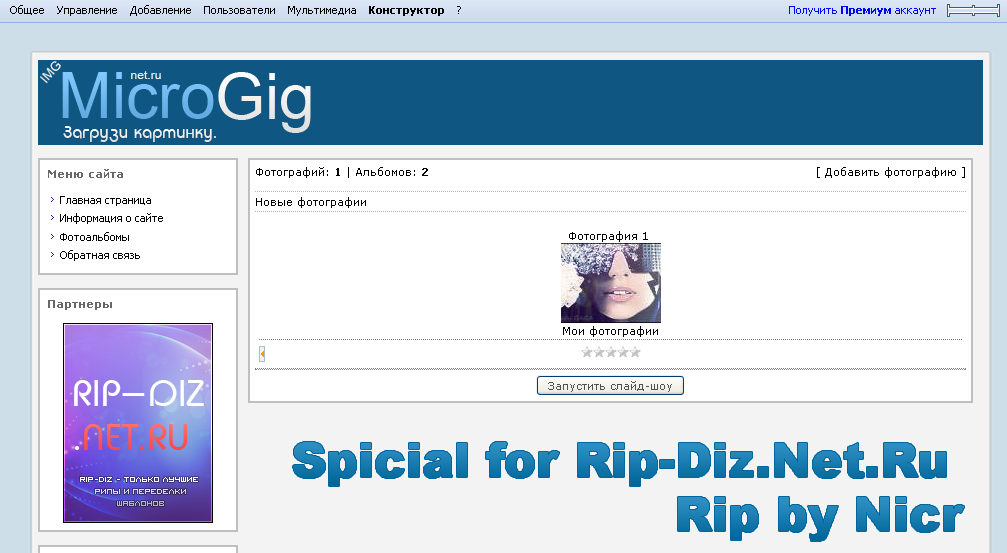 Рип сайта img.microgig by Nicr