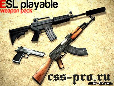 First ESL playable M4A1 + bonus для CS:S