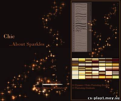 Chic Sparkles photoshop Gradient