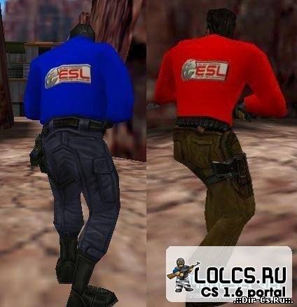 Модели игроков для CS 1.6 от ESL TV