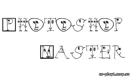 Шрифт - FacesAlphabetBeta