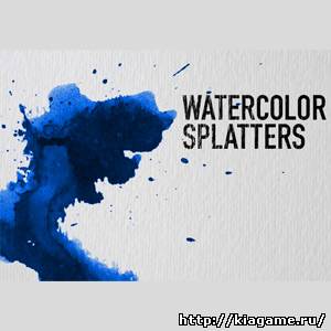 Watercolor Splatters
