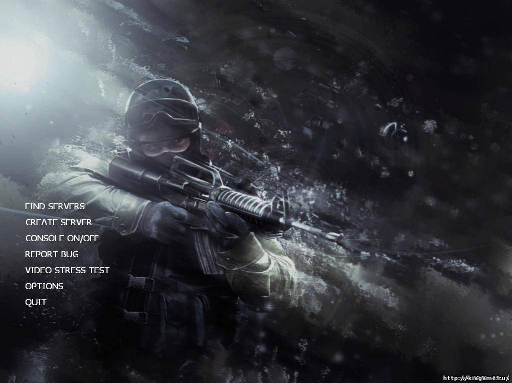 Фон меню с красивыми эффектами для CS Source