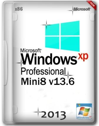Windows XP SP3 Mini8 v.13.6 (2013/Rus)