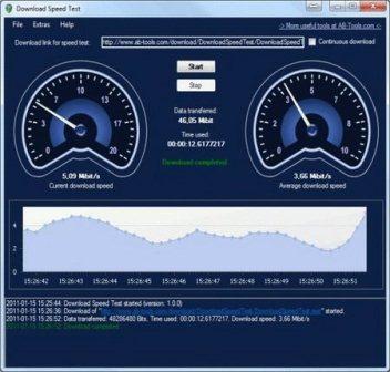Download Speed Test v.1.0.15 Portable (2013/Eng)