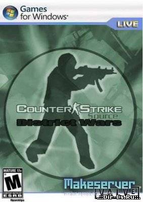 Counter-Strike Sourse v40 District Wars (2010) rus