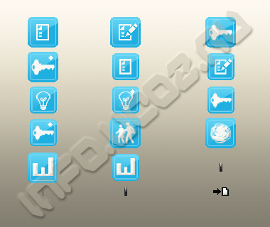 Синие иконки