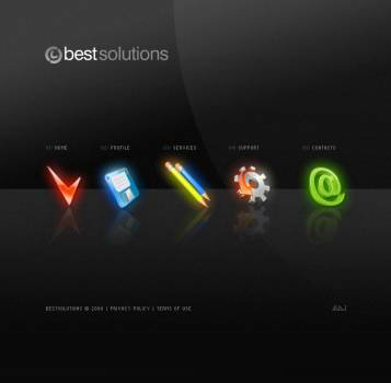 Красивый флеш шаблон