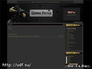 Шаблон для ucoz Games Portal